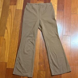 HALARA Women's Brown Flare Pants